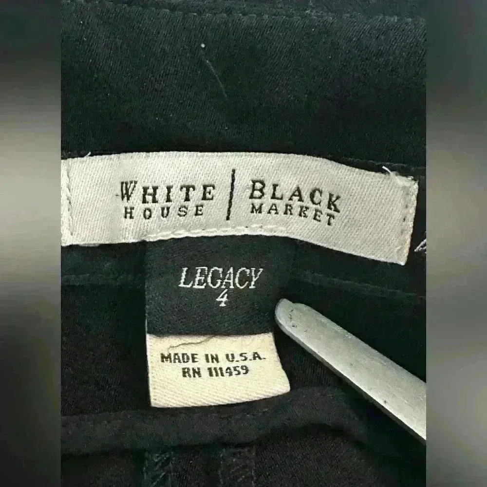 White House Black Market Cropped Black Pants (381) - Picture 11 of 13